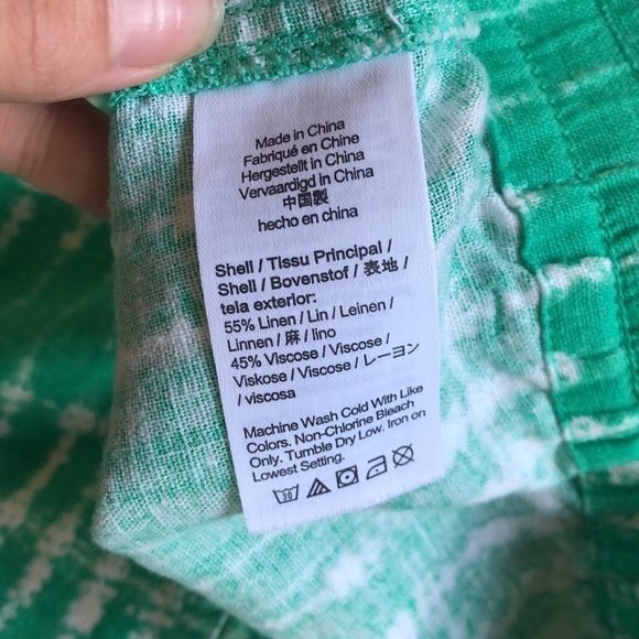 NWT J Crew Boho Beachy Linen Shorts - Picture 5 of 6